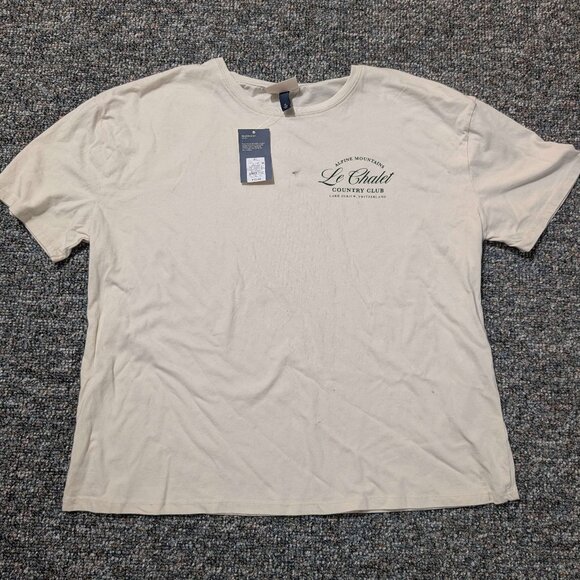 Mens XL White Country Club T-Shirt. NWT - Picture 1 of 3
